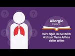 Vorschaubild zum Video 4 Fragen über Asthma...